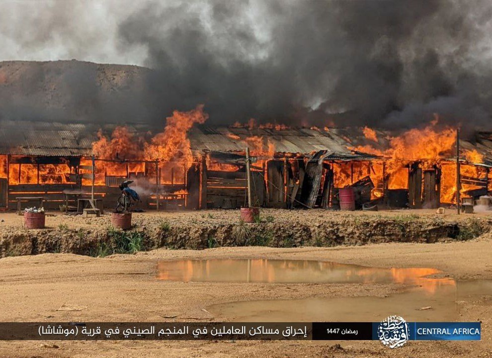 Basic buildings on fire